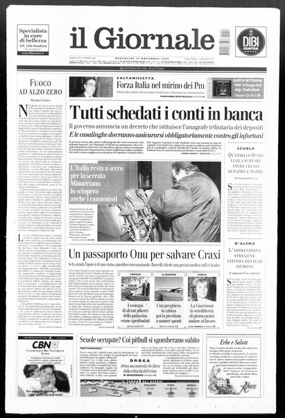 Il giornale : quotidiano del mattino